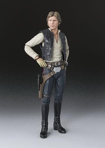Miniatura 4 de De Bandai S.H. Figuarts: Han Solo de Star Wars (Una nueva esperanza), aproximadamente 6 pulgadas