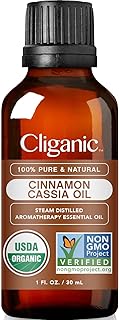 Organic Cinnamon Casia Essential Oil, 1oz