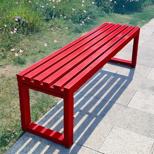 Banc de jardin en métal en fonte d'art pour parc d'exception