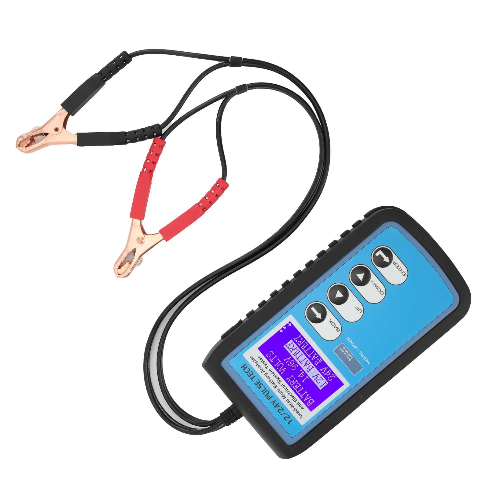 Strumento diagnostico automobilistico ad alta precisione 12 V/24 V per capacità della batteria, resistenza e analisi di carica della batteria dell'auto tester