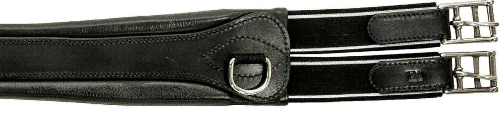 HKM Cincha de sillín Suave, Color Negro 120