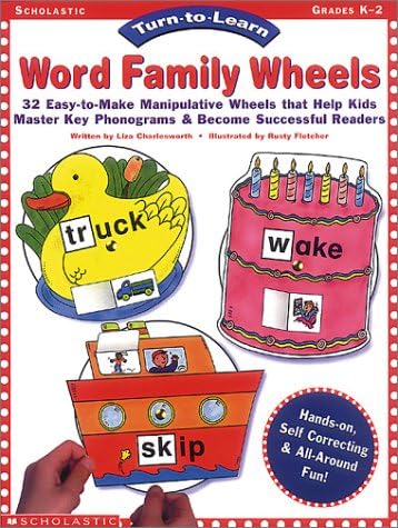 Turn-to-Learn: Word Family Wheels (Grades PreK-2) Paperback โ January 1, 2000