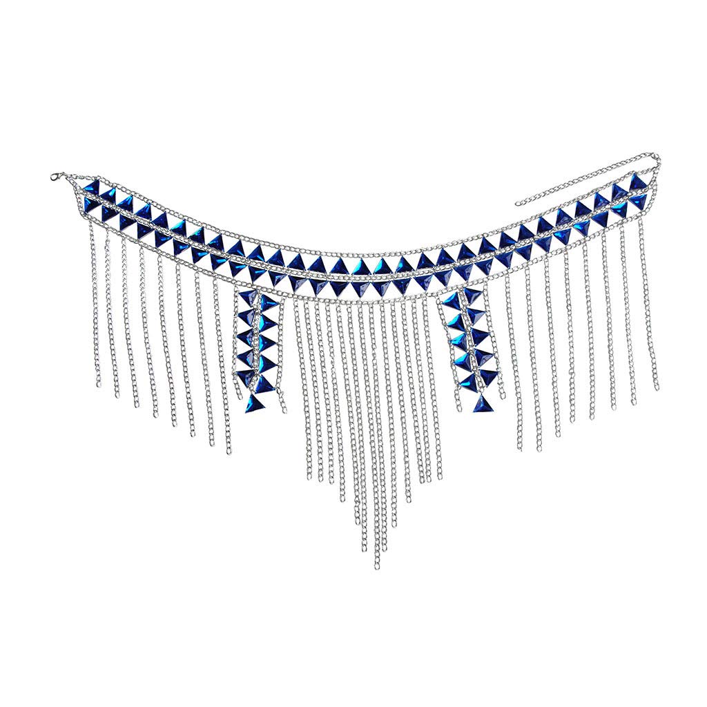 Connie Cloris Women's Sexy Suit Body Chain: F-Silvery Colour