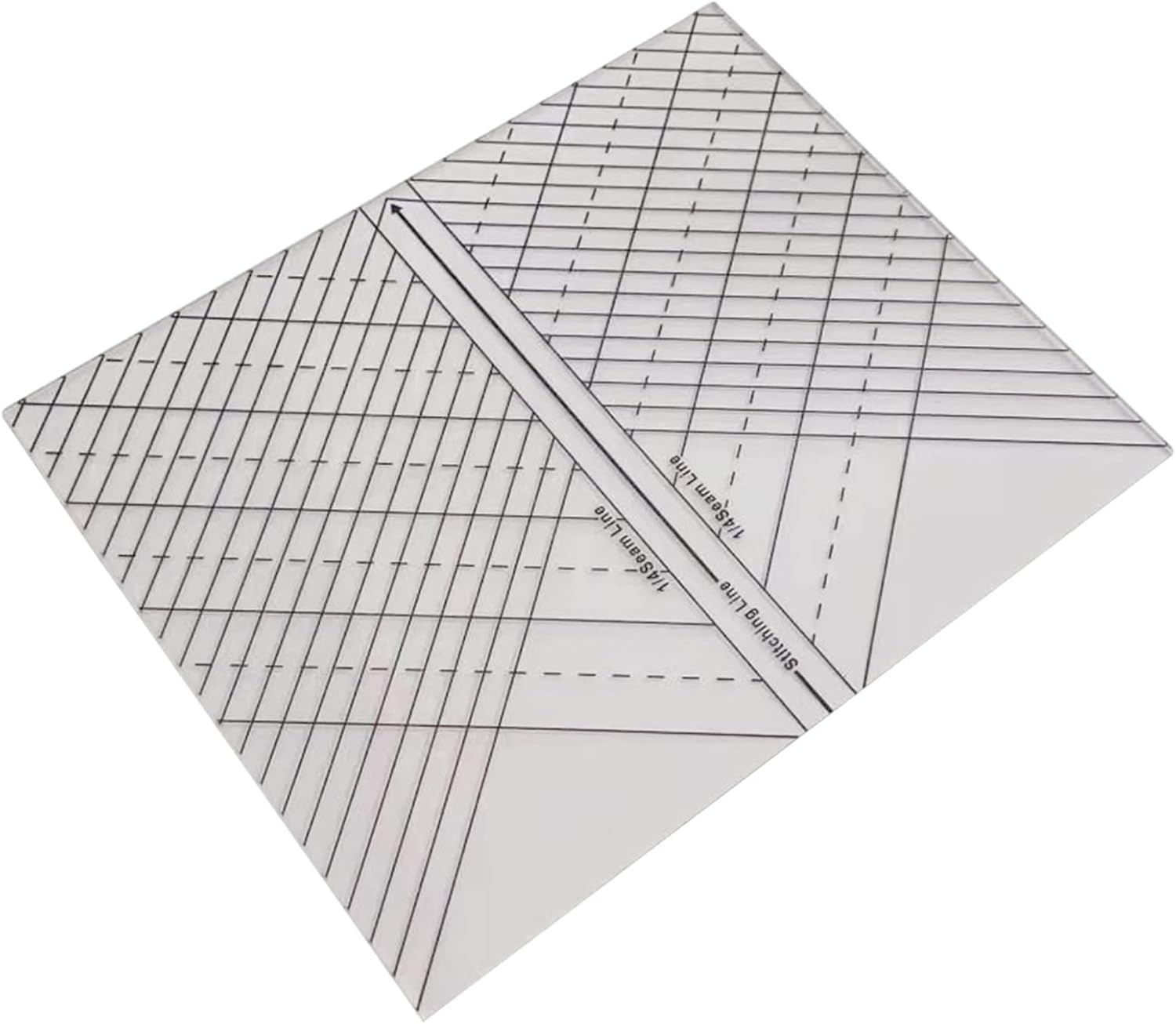 YUAB Sewing Quilt Ruler,Patchwork Arc Quilting Straight