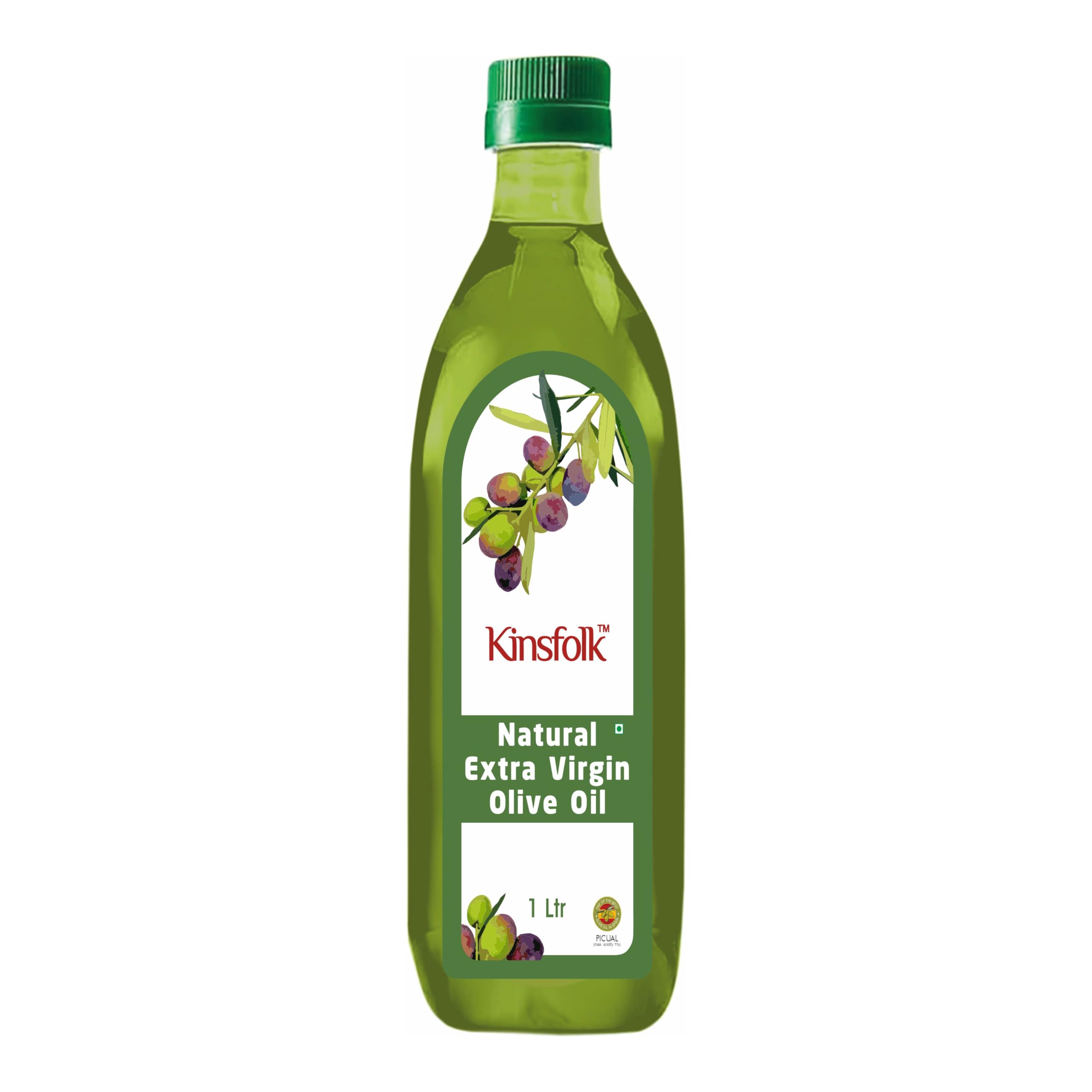 Kinsfolk Organic Extra Virgin Olive Oil (( Imported Oil from Spain )) 
