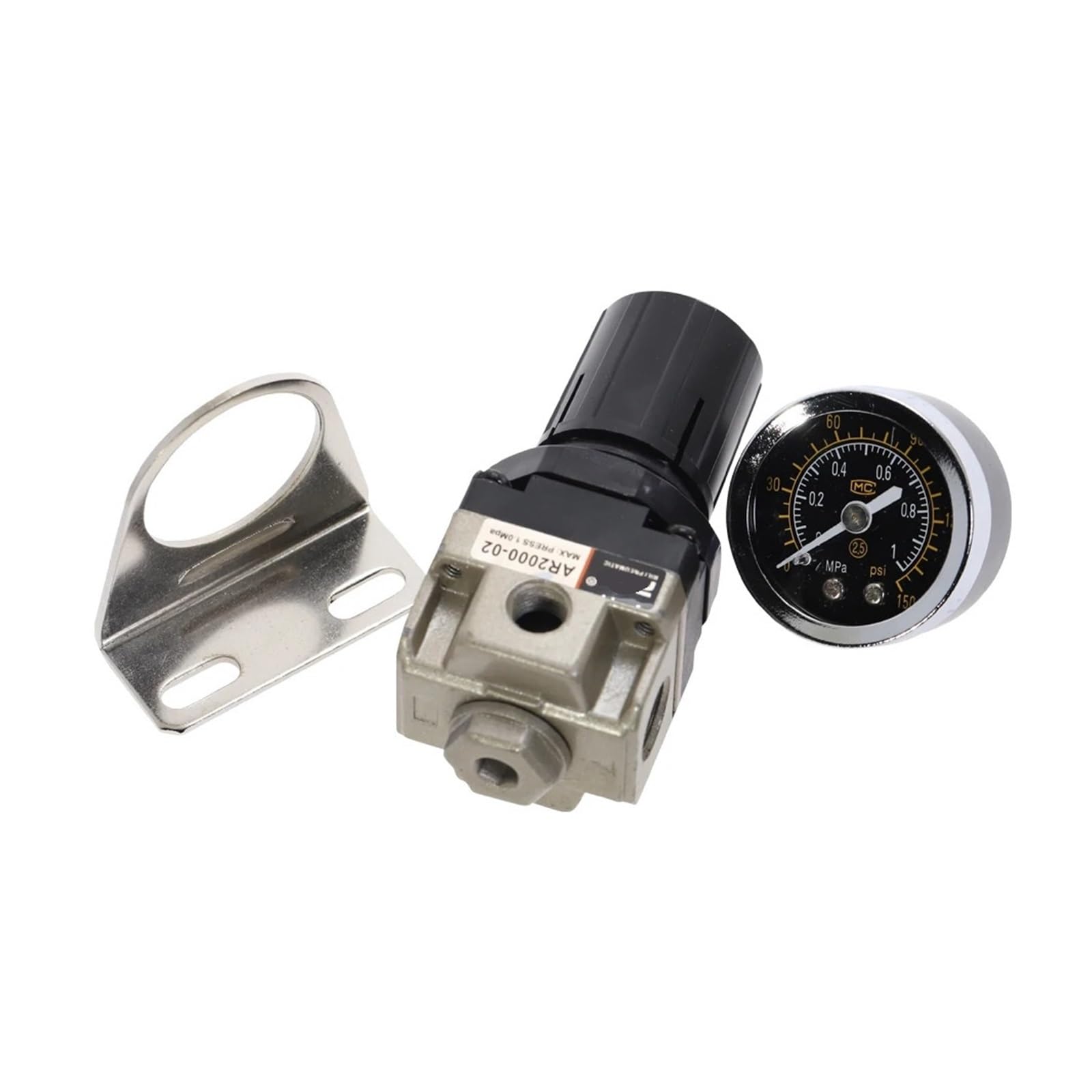 VSPPJYFG AR2000-02 Pressure Regulator G1/4'' Pneumatic Air Handling Components Pressure Regulating Valve(AR2000-02)