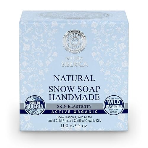 Natura Siberica Jabón de nieve hecho a mano orgánico natural Active Organics 3.53 oz