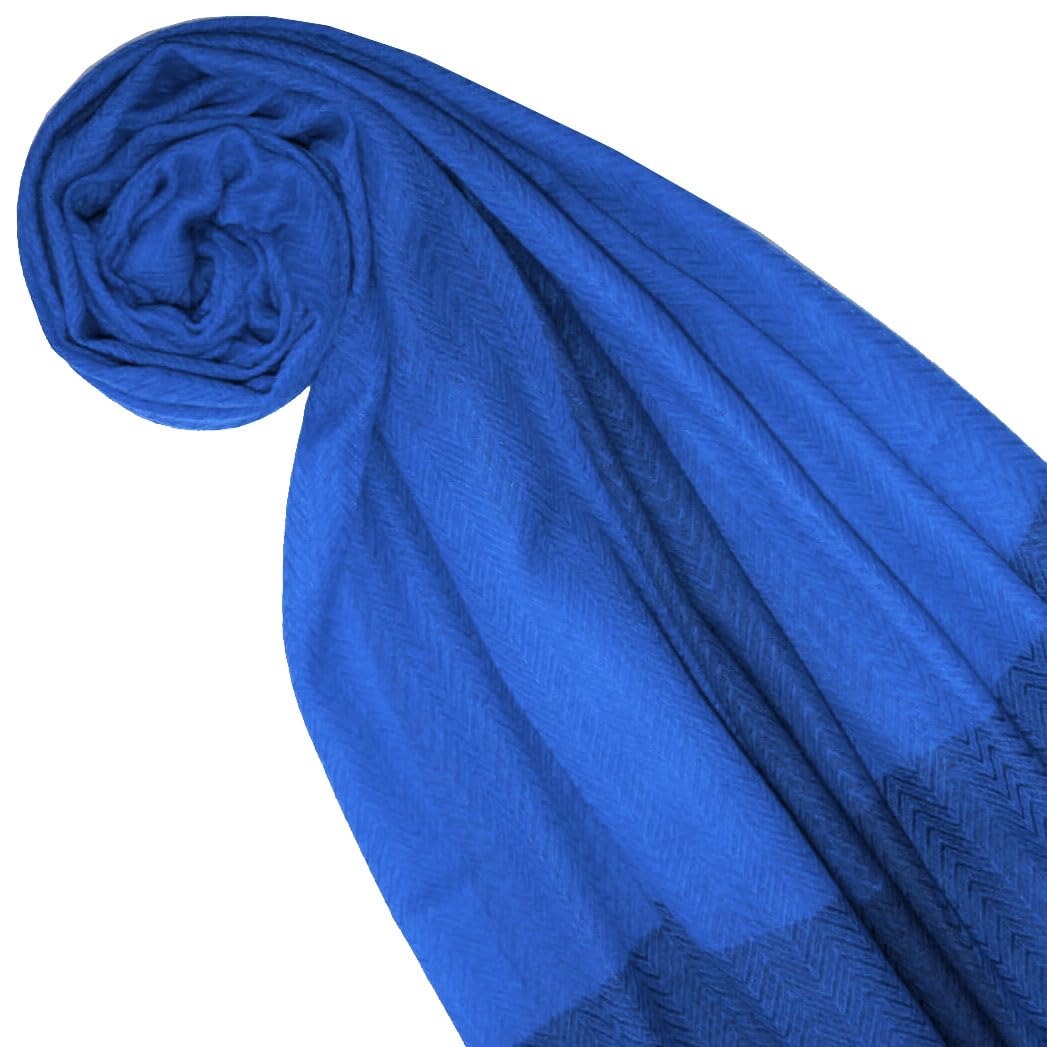 Lorenzo Cana Sciarpa da uomo 100% cashmere soffice sciarpa leggera cashmere panno cashmere blu scuro fibra naturale 7871711