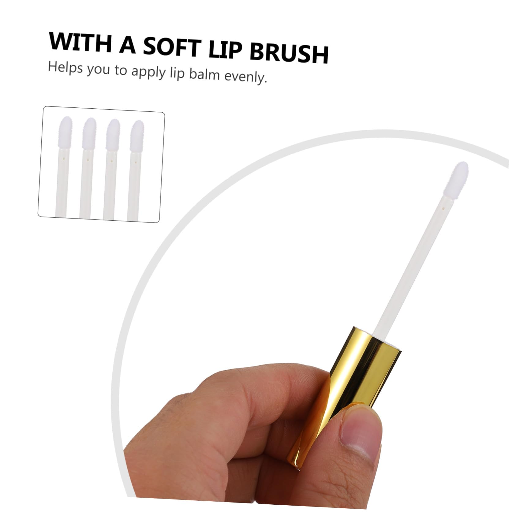 Tubes de Gloss à Lèvres 10ml, Abs, Lot de 40 Pièces