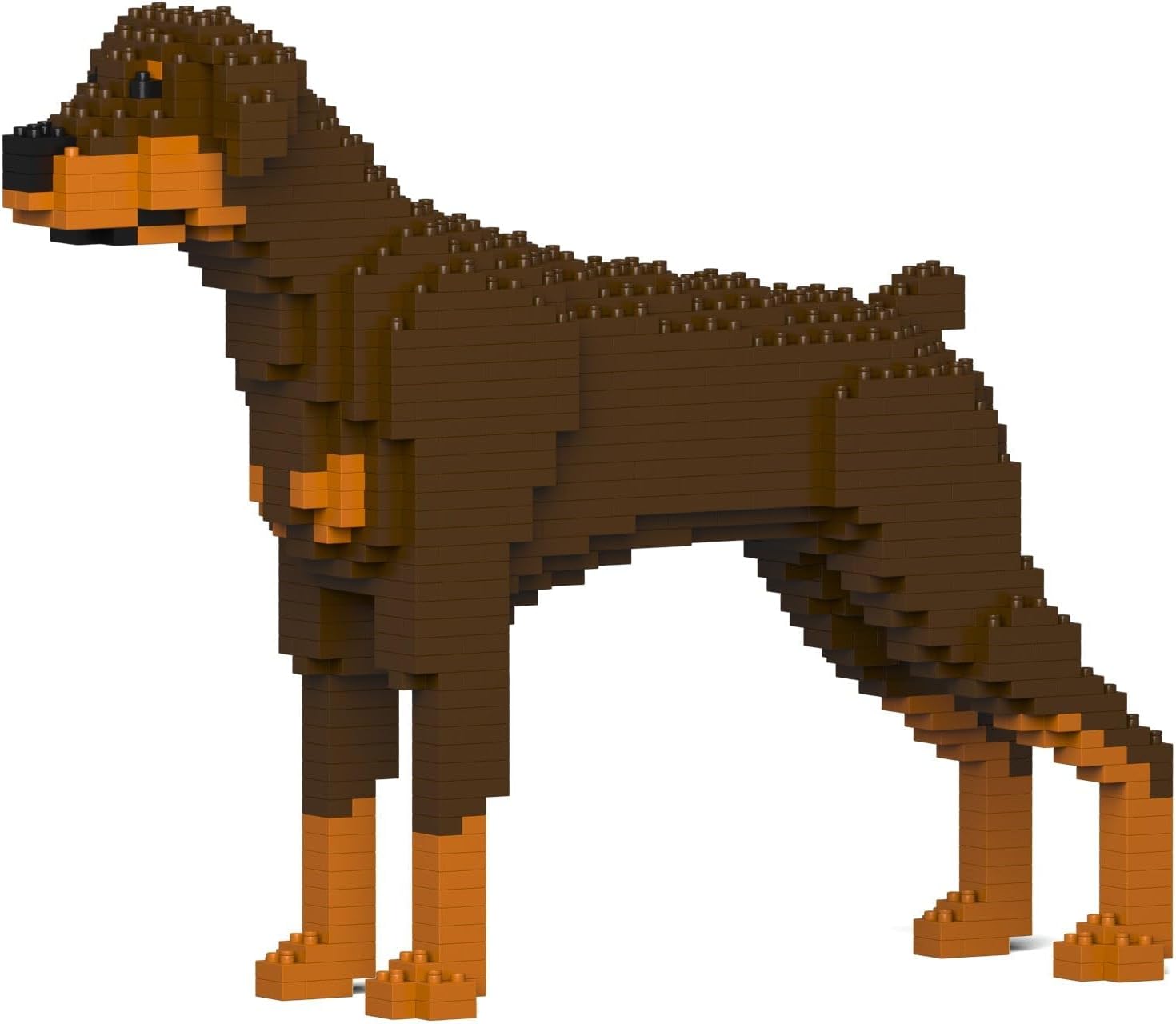 JEKCA Doberman Pinscher 01S-M02 | Dog Plastic Building Blocks | Age 14+