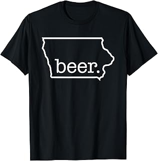 Craft Beer Lover Iowa Beer Corn State Of Iowa Men Women T-Shirt