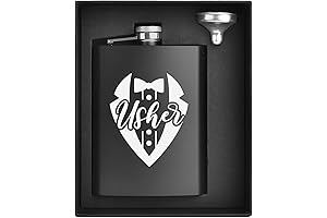 Engraved Usher Flask: The Perfect Wedding Groomsmen Gift
