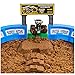 Monster Jam, Monster Dirt Arena 24-inch Playset with 2lbs of Monster Dirt and Exclusive 1:64 Scale Die-Cast Monster Jam Truck