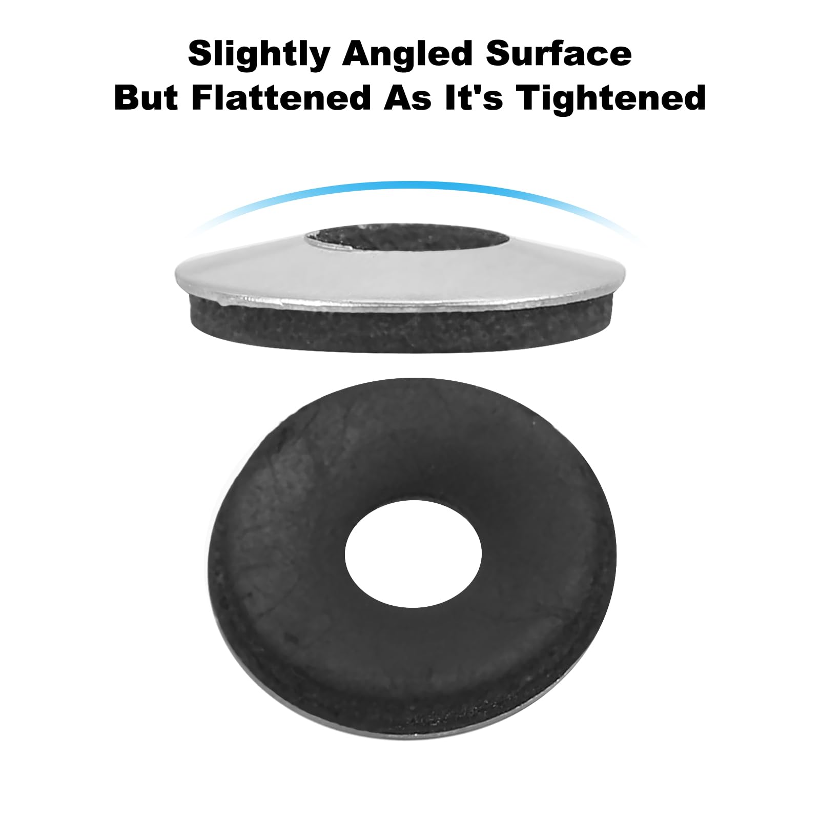 PATIKIL 304 Stainless Steel EPDM Bonded Sealing Washers - Image 4