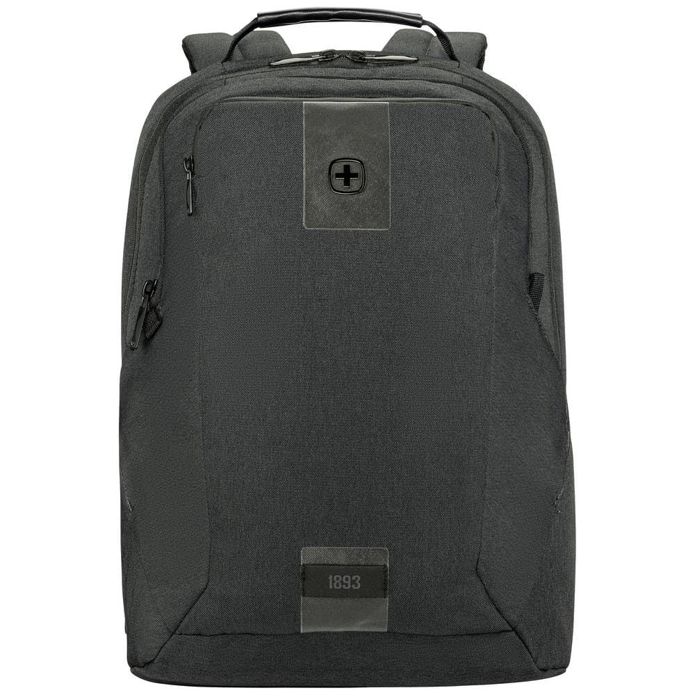 WENGER Zaino Porta PC MX ECO Professional con Tasca per Tablet, Notebook 16”, Tablet 10”, Organizer, 20 l, Uomo Donna, Ufficio Viaggi di Lavoro Università, Nero, Sostenibile, 612261