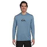 Men's Swimwear Regular Fit UPF 50 Sun Tee Hooded Rash Guard Shirt (S-XXL)