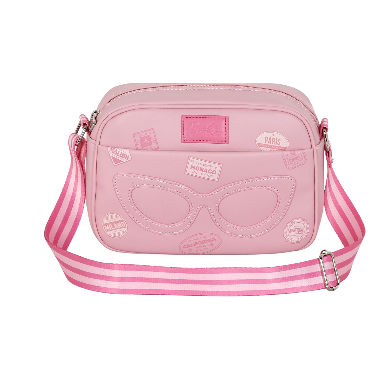 Barbie Travel Mała Torebka na Ramię Fashion, Różowa, 24 x 16 cm
