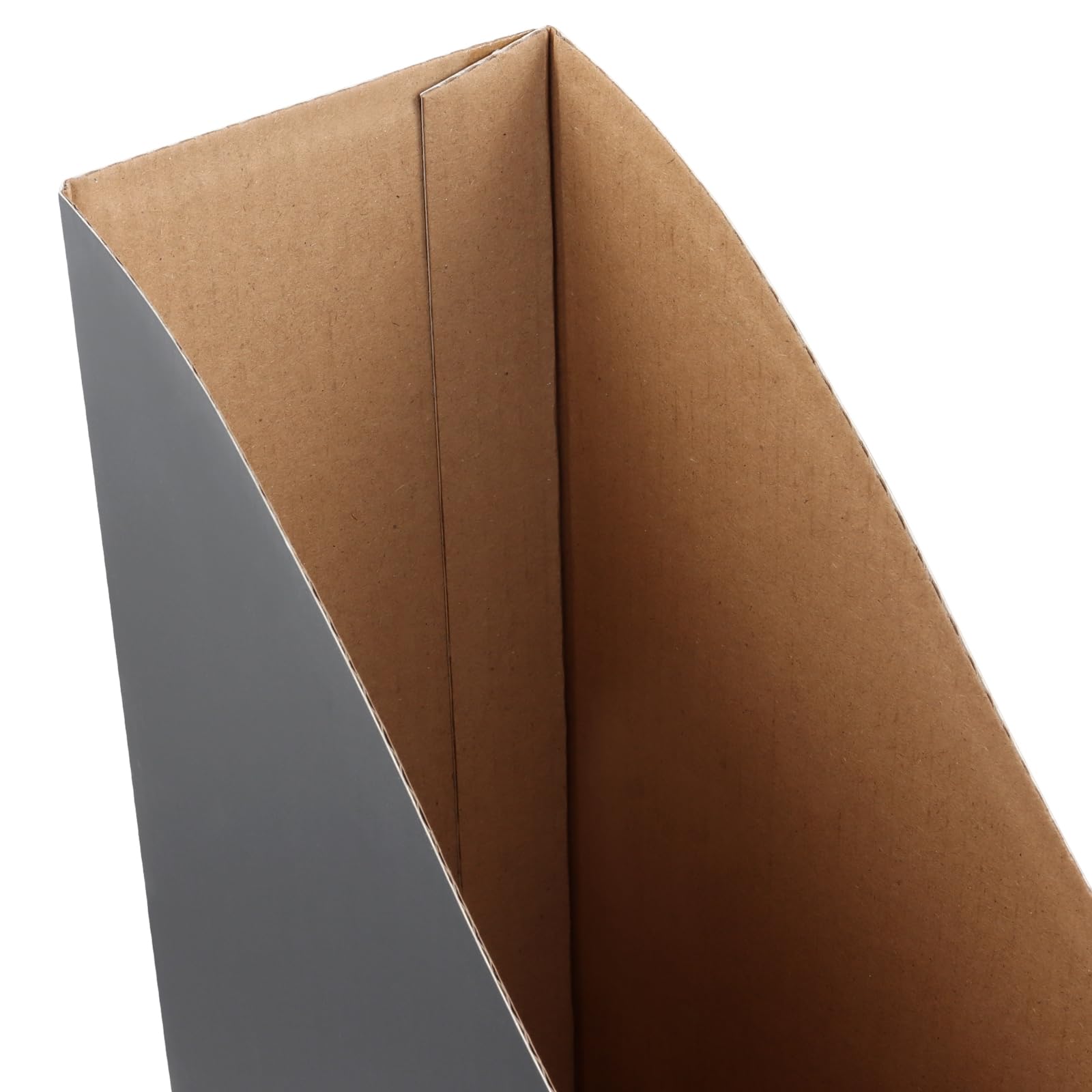 SINJEUN 18 raccoglitori in cartone nero, 26 x 9 x 27 cm, formato A4, portariviste in cartone, organizer da scrivania per casa, ufficio