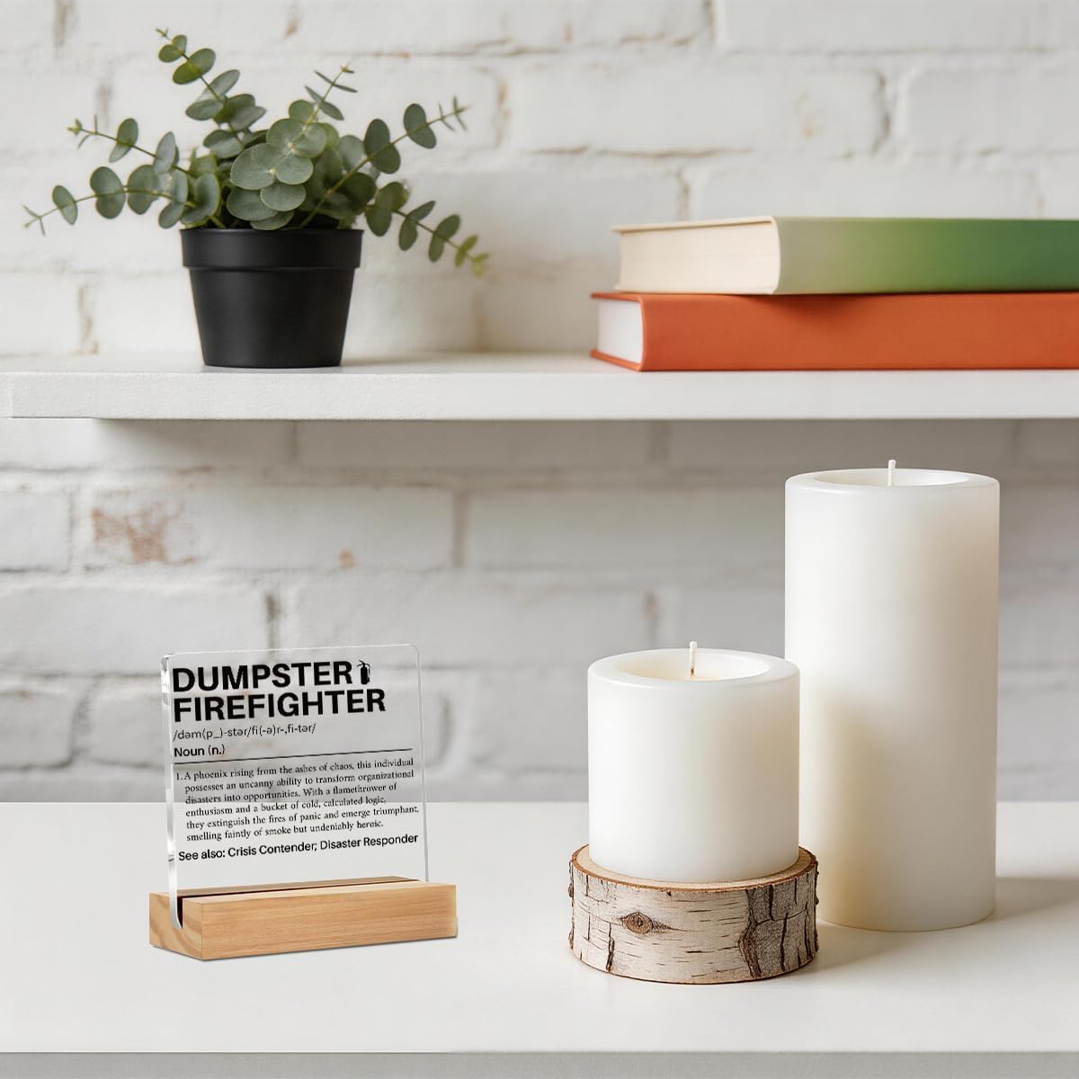 Dumpster Fire Desk Accessories, Funny Office Gifts for Women Men image 4
