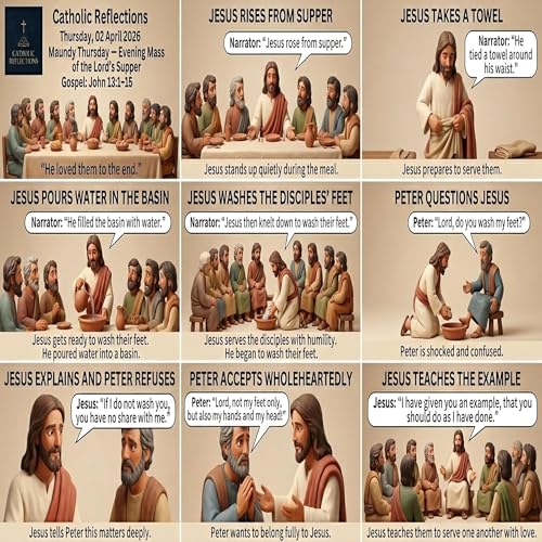Catholic Reflections &ndash; Thursday 02 April 2026, Maundy Thursday, John 13:1-15