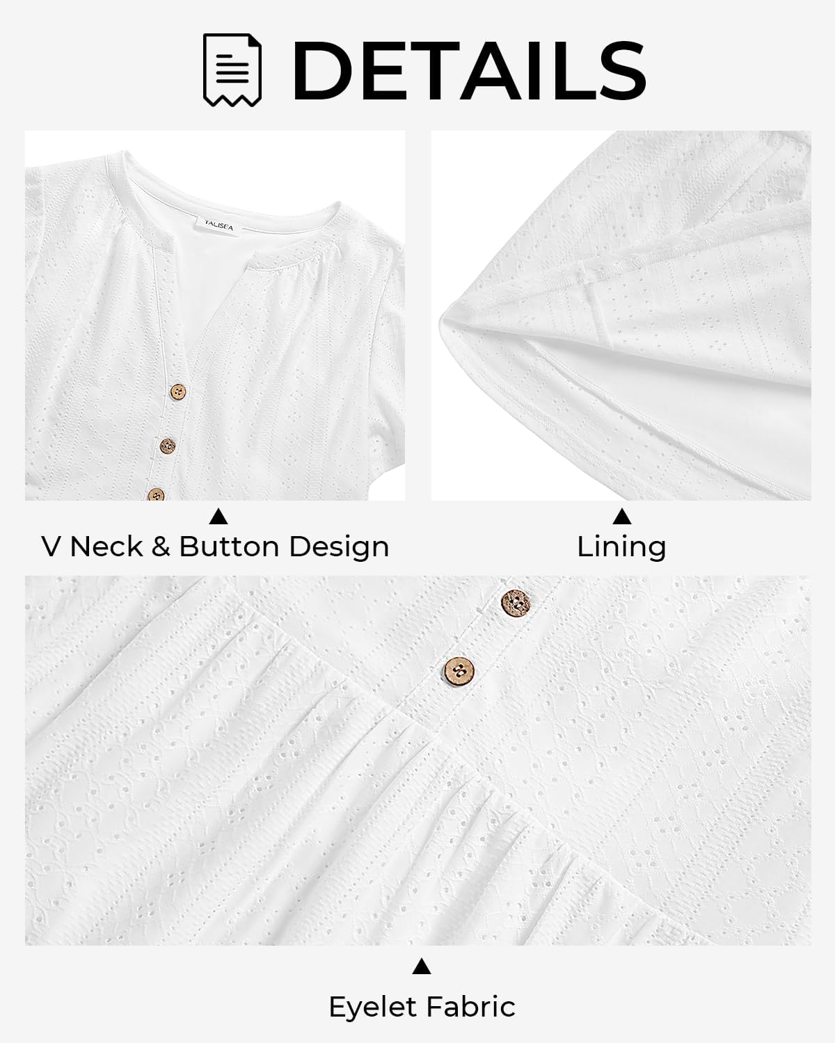 Plus Size Summer Dress - Casual Sundress Beach Short Sleeve V Neck Tiered Button Up Boho Midi Flowy Sun Dresses Women - Image 6