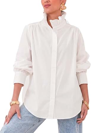 Amazon.com: SUNGDOGIN Womens Victorian Vintage Long Sleeve Shirt