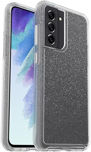 OtterBox Galaxy S21 FE 5G (Only) Symmetry Series Case - STARDUST (SILVER FLAKE), Ultra-Sleek, Wireless Charging Compatible, Raised Edges Protect Camera & Screen