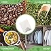 Numola 100Pcs Disposable Tea Bags for Loose Leaf Tea, Empty Tea Bags Natural Material Seal Tea Infuser Bag, Tea Infuser Sachets with Drawstring Herb Sachet Bags for Loose Tea (4