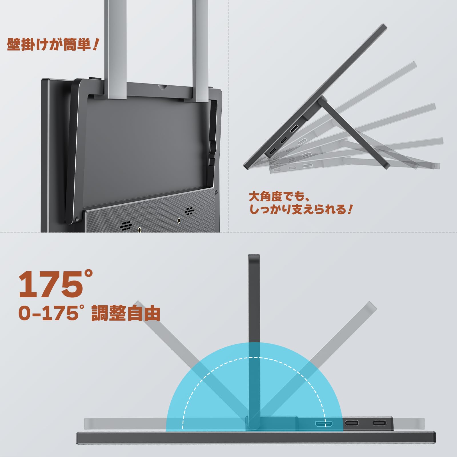 美品★VisionOwl モバイルモニター 14インチ ケース付き Amazon.co.jp: 【Amazon限定ブランド】VisionOwl モバイルモニター 14