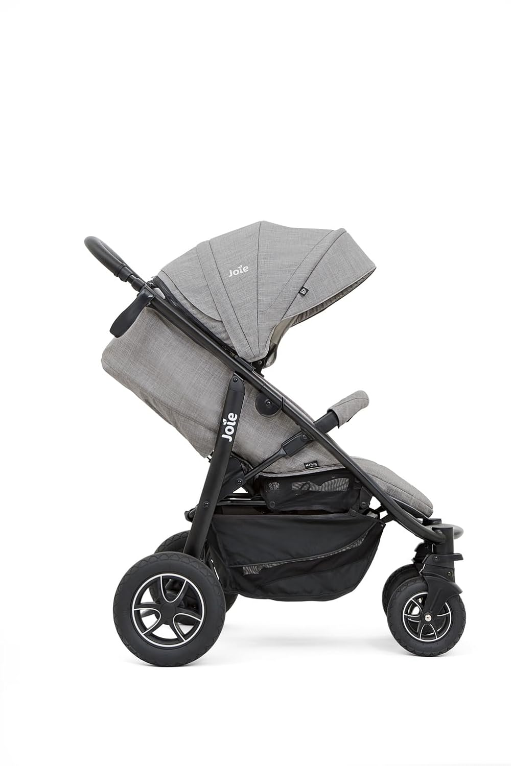 Joie Mytrax Flex™ 3in1 Multi-Mode Stroller/Pushchair with Raincover - Suitable from Birth to 4 Year (0-22kg). 3 Strollers in 1 with a one Hand Flash fold, Grey Flannel Fashion - Image 6