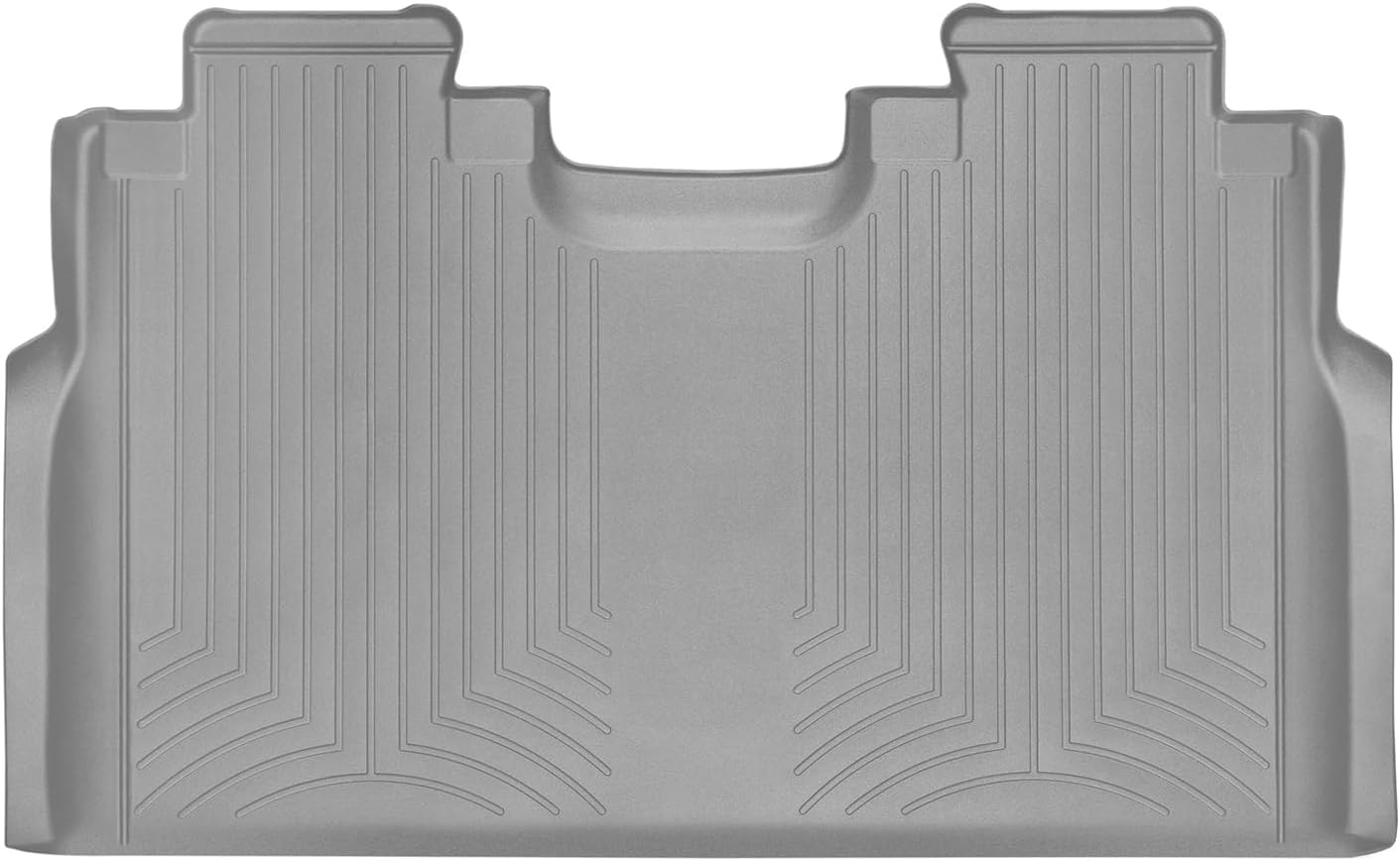WeatherTech Custom Fit FloorLiners for Ford F-150, Super Duty, F-150-2nd Row (446974), Black