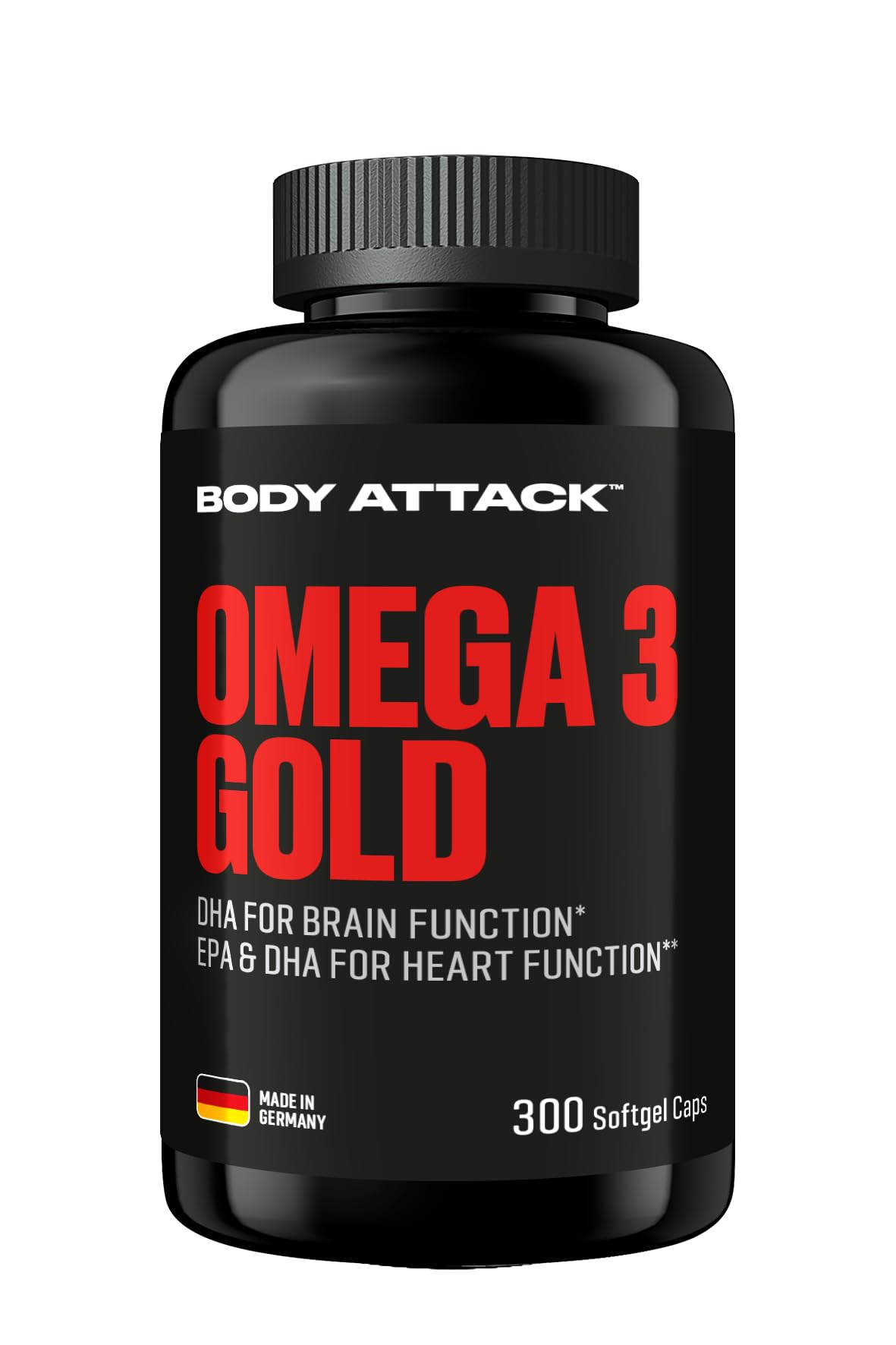 Body Attack Omega 3 Gold Softgel Kapseln
