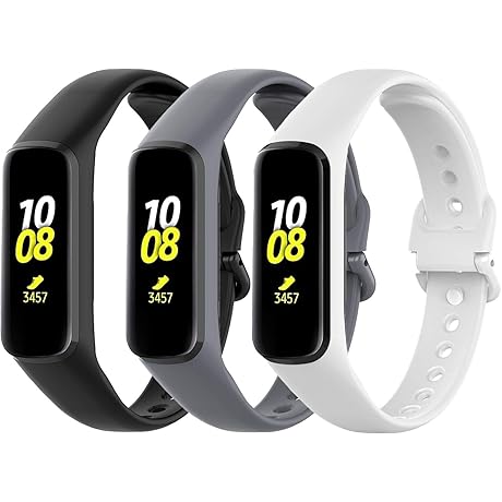 【3 PACK】Fit 2 Band, [Enhanced Version] Silicone Galaxy Fit2 Band Strap Replacement...
