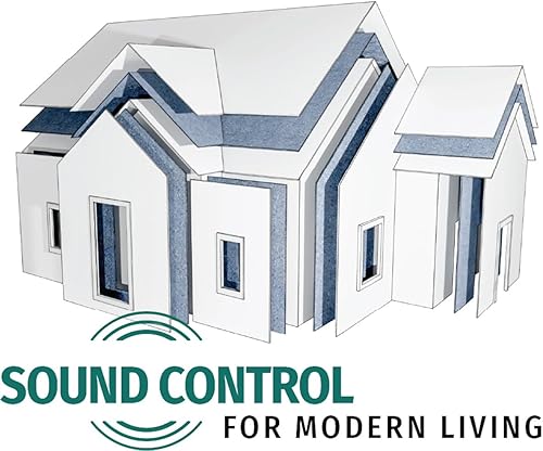 Miniatura 9 de Quieture - Paneles acústicos para placa de sonido, fibra de absorción de sonido para aislamiento acústico y aislamiento térmico, ideal para paredes,