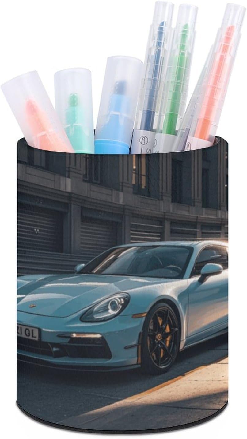 Urban Sports Car Colored Pen Holder for Desk Large Capacity