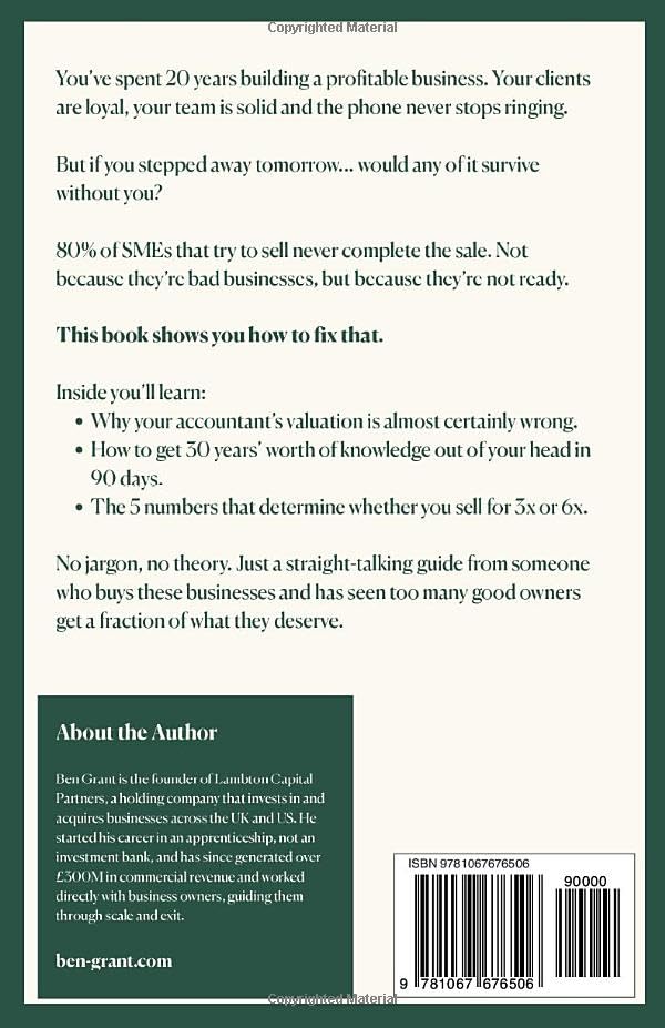 Unsellable: How to Build a Business That Works Without You (The Un- Series) image 3