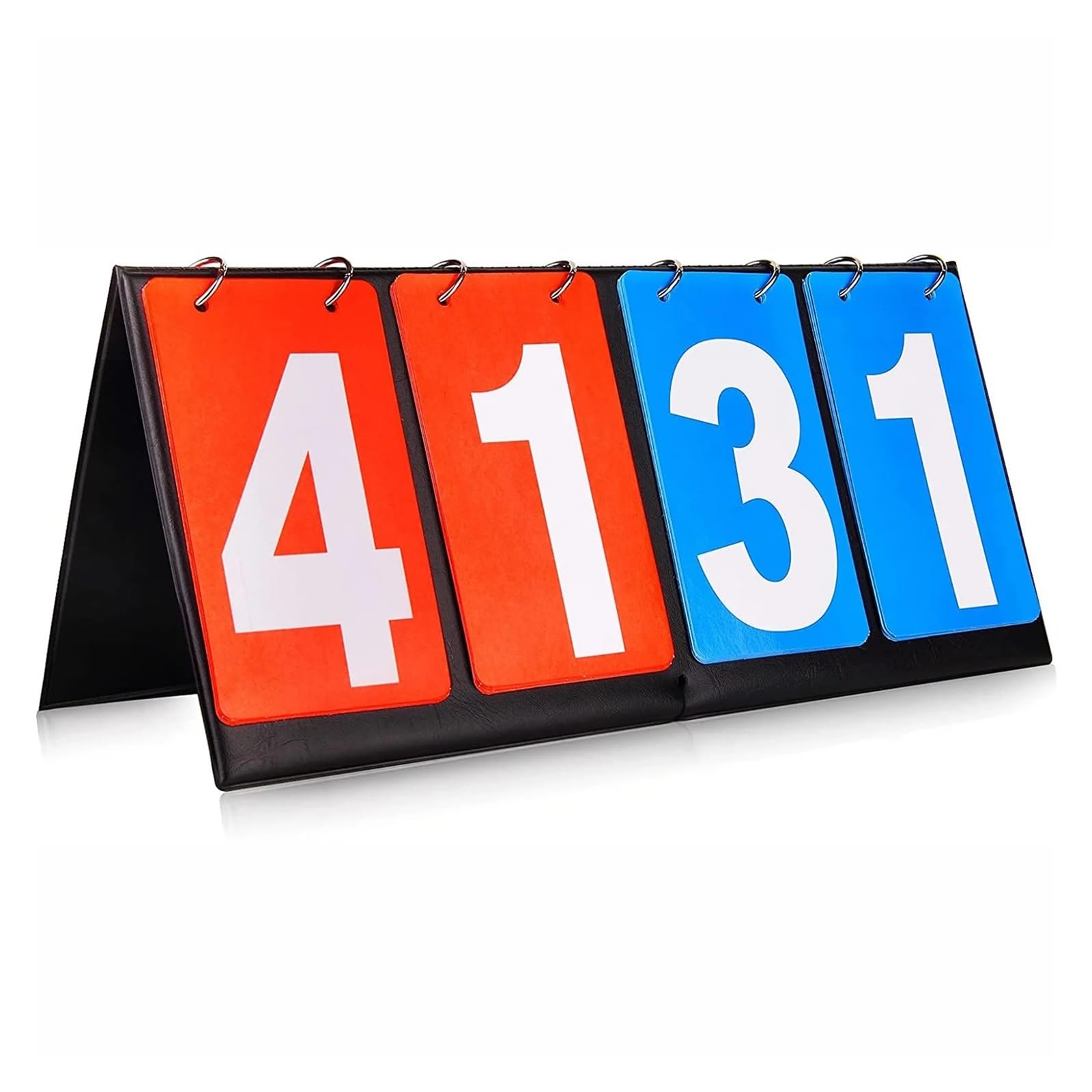 SBTRKT Marcador Score Keeper Score Flip for Baloncesto Tenis Deportes Material de Cuero Tablero de Puntos de Giro (Color : 6)