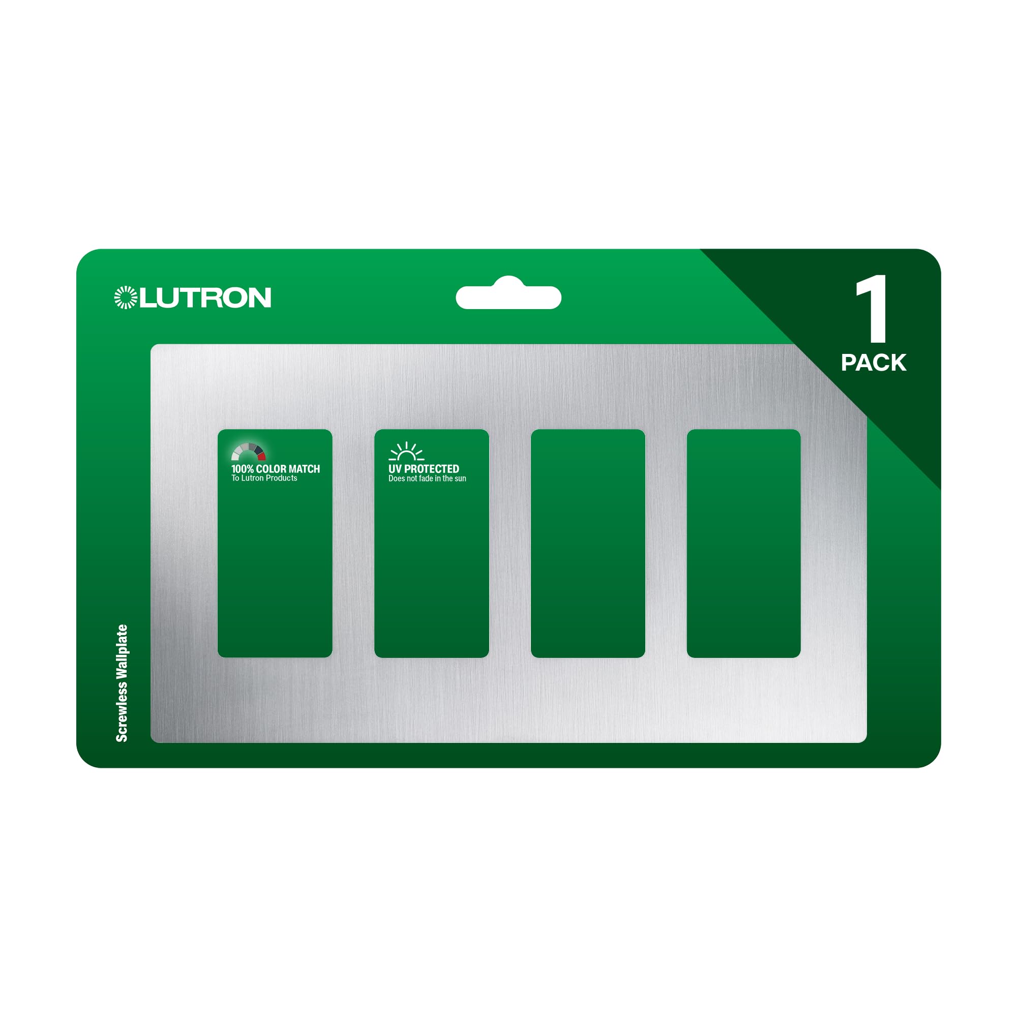 Lutron Claro Wall Plates - Gloss White -10
