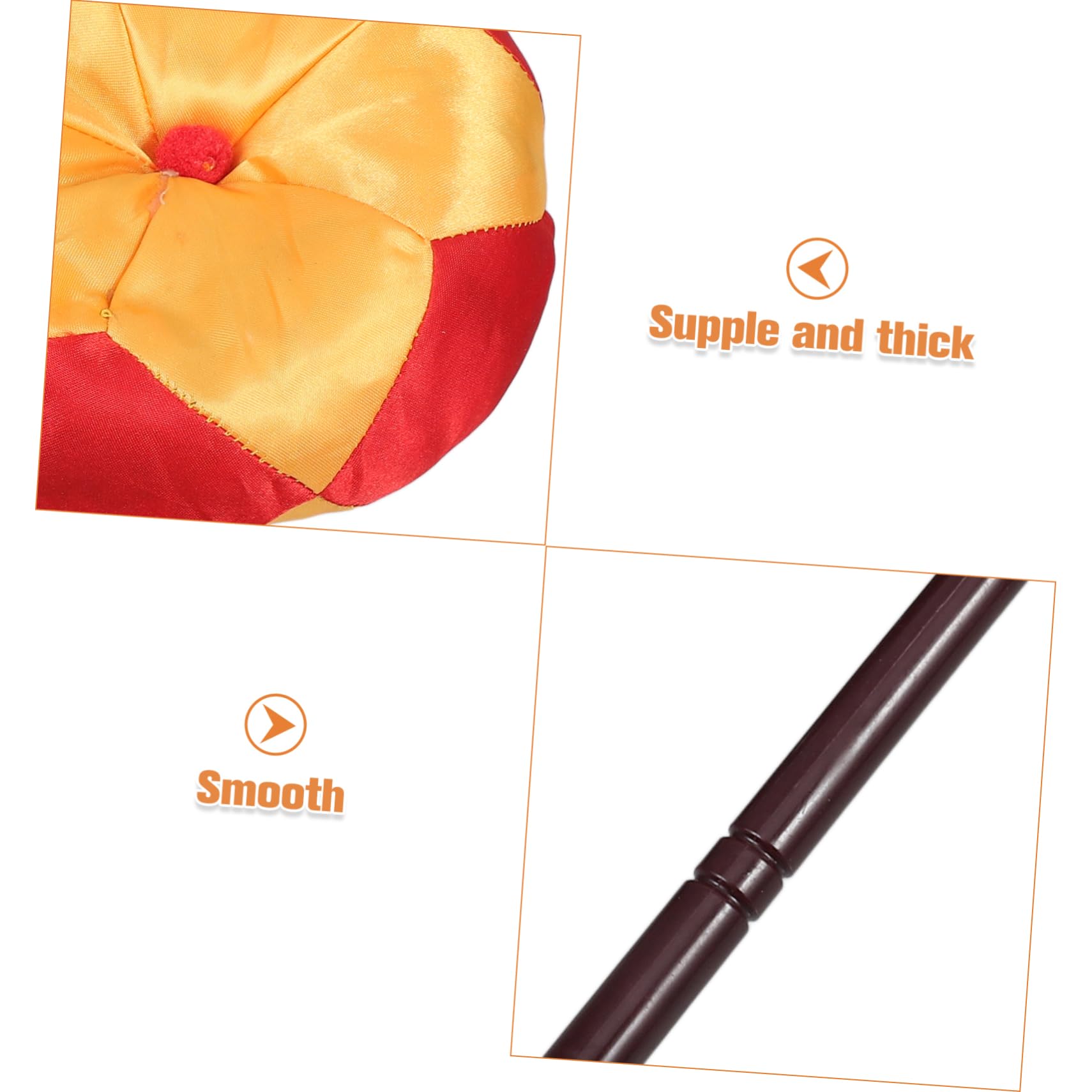 VICASKY 1 Set Temple Imitation Woodblock Meditation Cushion with Smooth Edges for Comfortable Use for Religious Practices and Chanting Buddhist