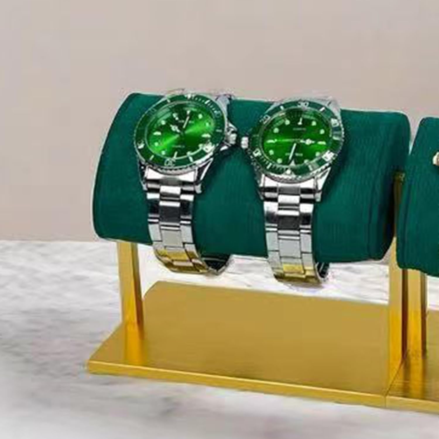 Gold Metal Jewelry Stand Exquisite Jewelry Organizers Stand Holder for Watch and Charm Showcases Watch Disp