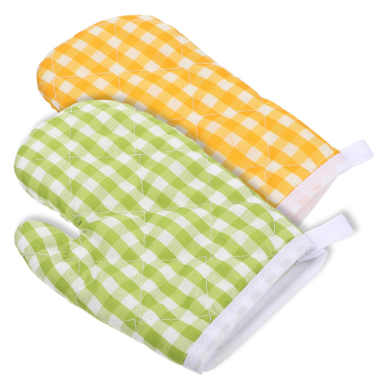 Maniques Résistantes la Chaleur Lot de 2 Protection des Mains en Polyester pour Cuisine et Micro-Ondes Lors la Cuisson Jardin