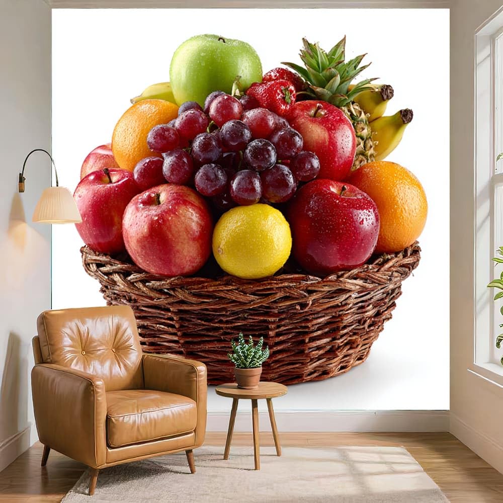 Carta da Parati Murale TNT Bianco Fotomurale 3D Rimovibile 350x256 cm