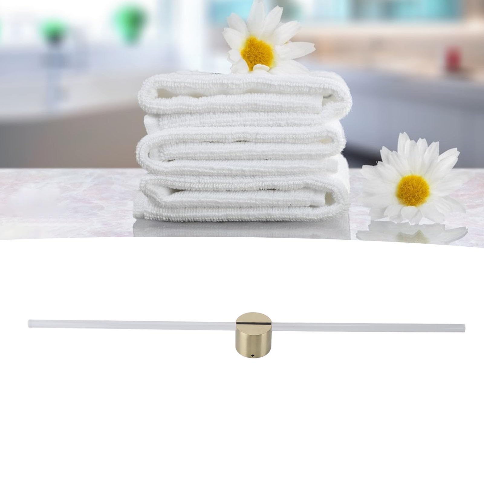 Serviette de salle de bain support acrylique pour séchage rapide
