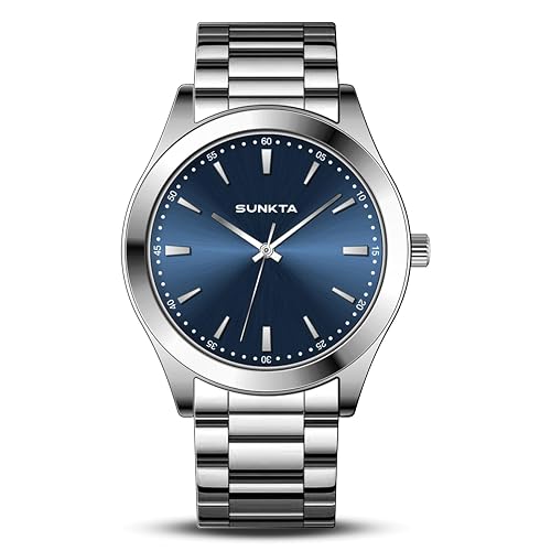 Mens Watches Minimalist Fashion Stainless Steel Analog Quartz Wrist Watch