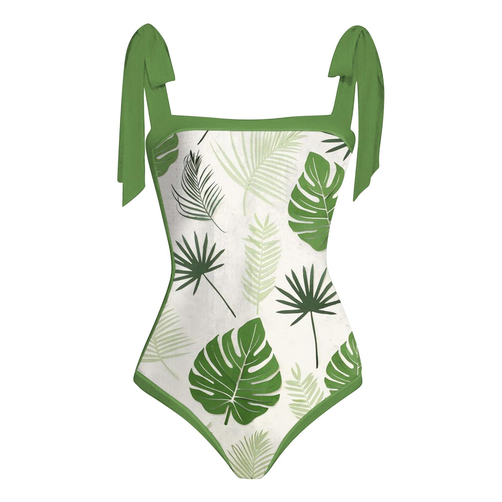 Costumi da Bagno Donna Monokini e Cover Up Set con Stampa Elegante per Mare e Piscina