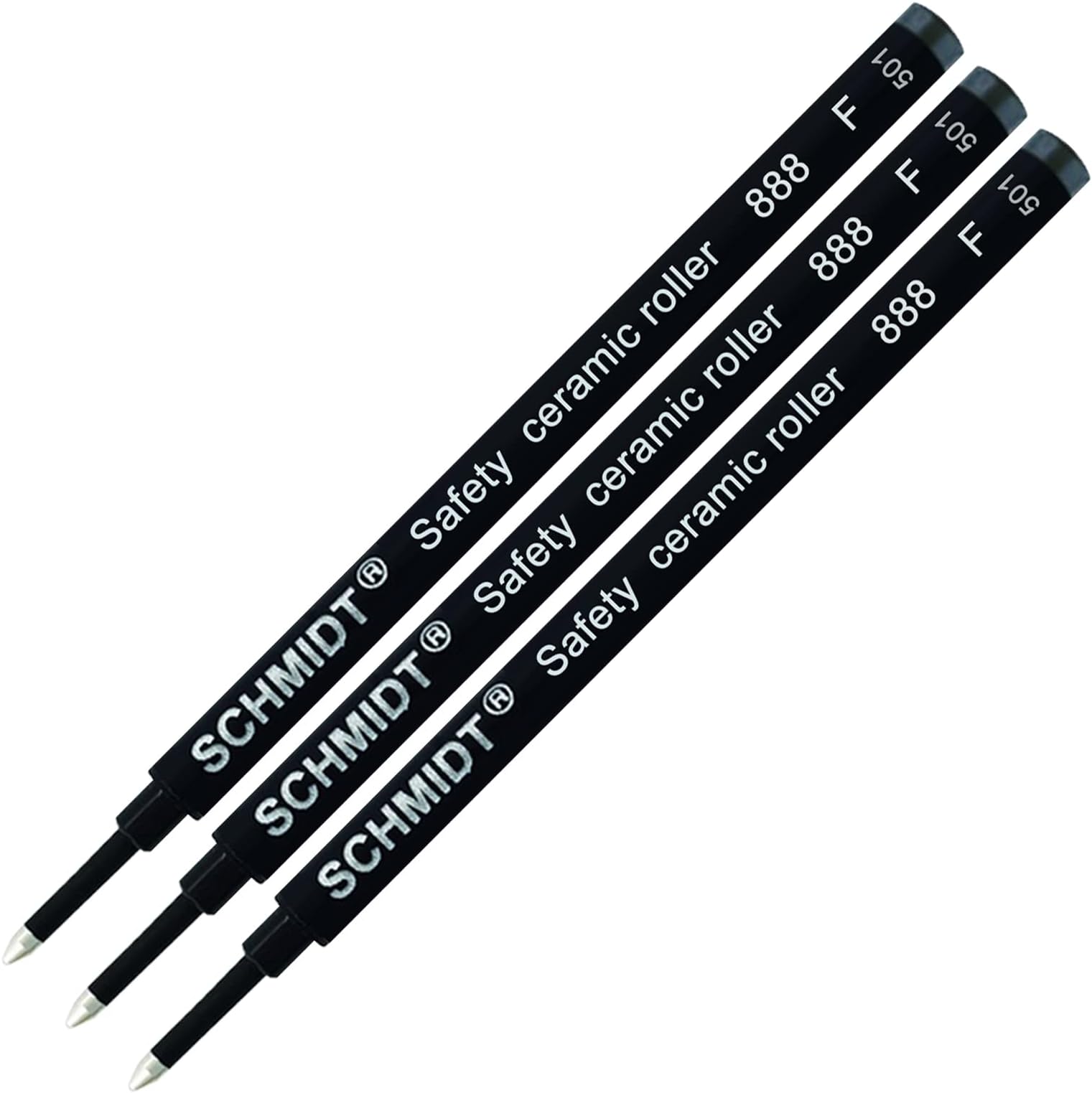 888 Rollerball Refills - 3 Pack - Black