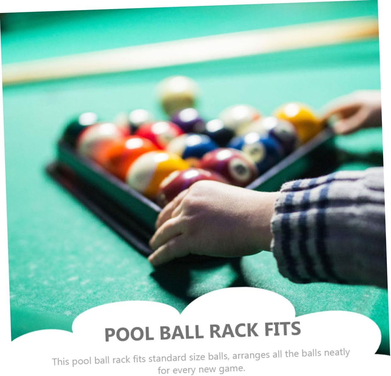 2pcs Pool Balls Rack Billiards Triangle Table Pool Balls Holder Billiard Rack Room