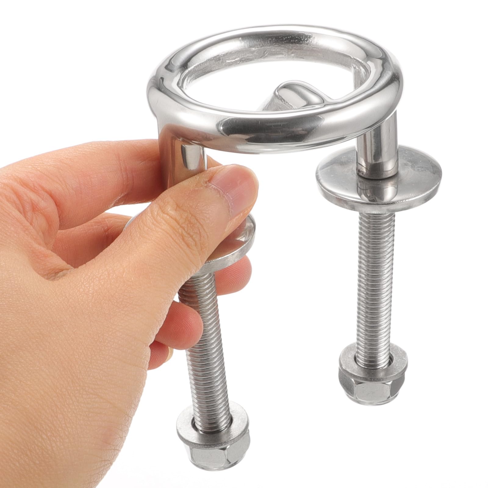 Abaodam Gancio per Barca in Acciaio Inox 62mm per Impianto di Risalita Sci Nautico, Barra di Traino per Pontoni e Accessorio per Sport Acquatici su Yacht
