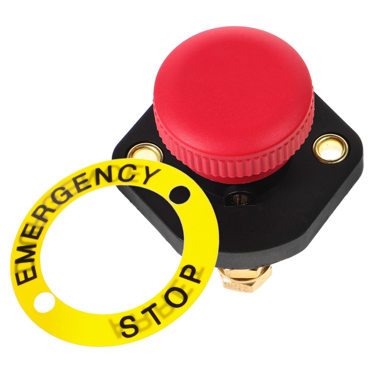 Zerodeko Universal Automotive Battery Disconnect Switch Heavy Duty Power Cutoff Switch for Cars ATVs RVs and Boats Main Easy Installation for Secure Battery Management