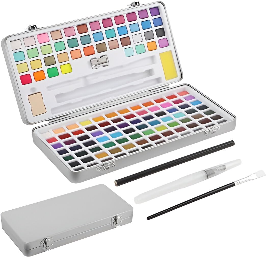 Kit de peinture aquarelle 128 couleurs pour artistes